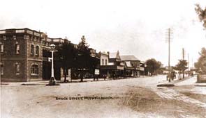 An Image of Bridge Street from the 1800s