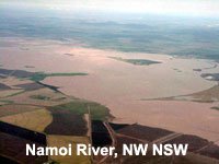 An Image of Namoi River Flooding
