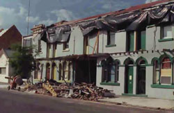 An Image of the devastation caused by the 1989 Earthquake