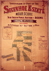 An Image of the Segenhoe Estate 1896 Subdivision Plan